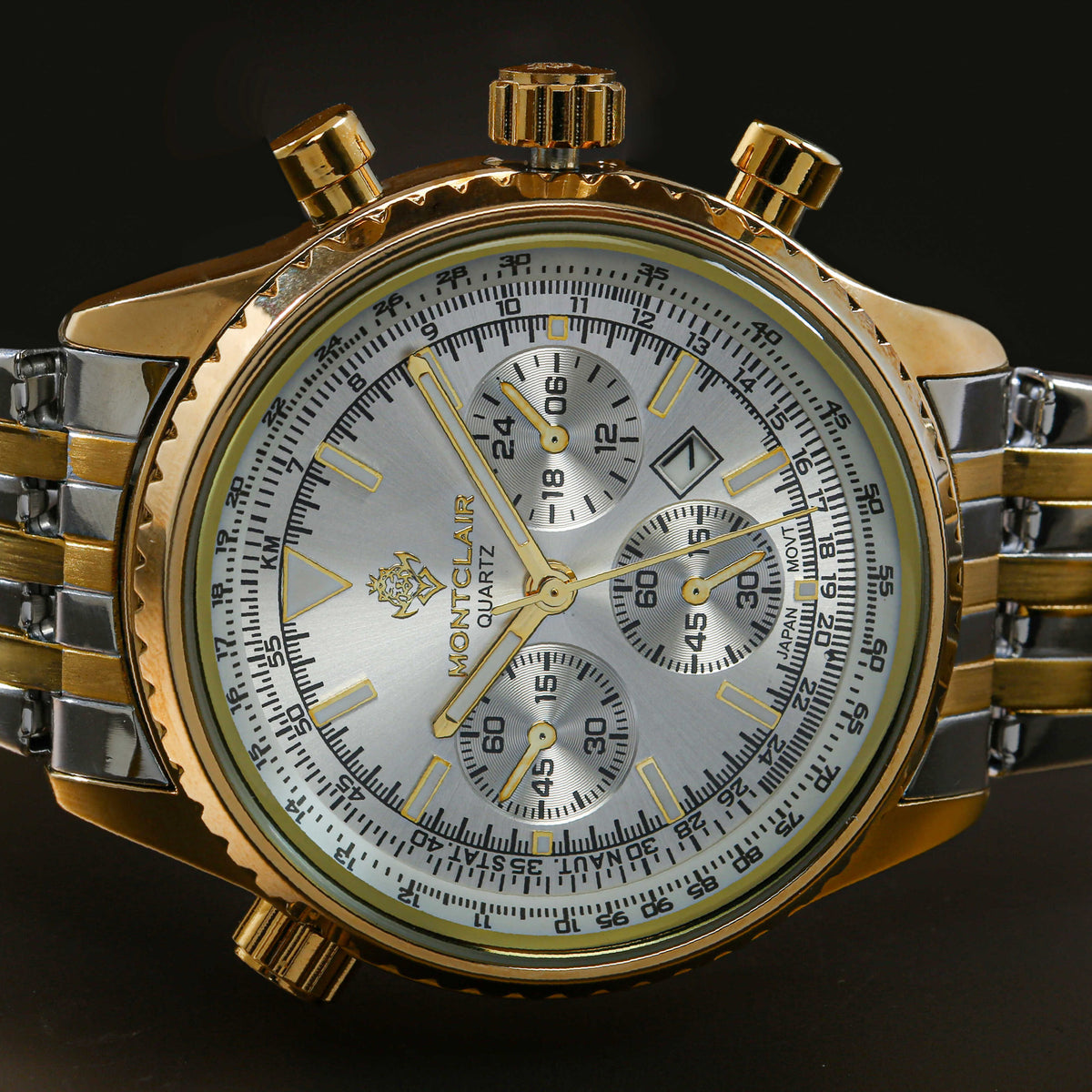 Montclair Elite White Gold Chronograph