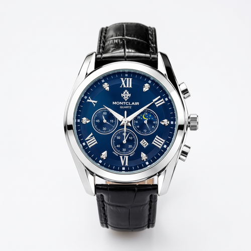 Montclair NOIR Royale Blue Chronograph