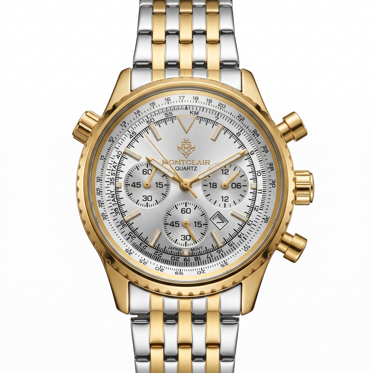 Montclair Elite White Gold Chronograph
