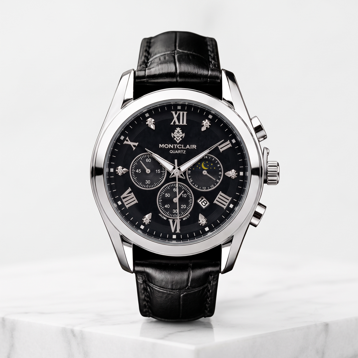 Montclair NOIR Royale Black Chronograph Watch