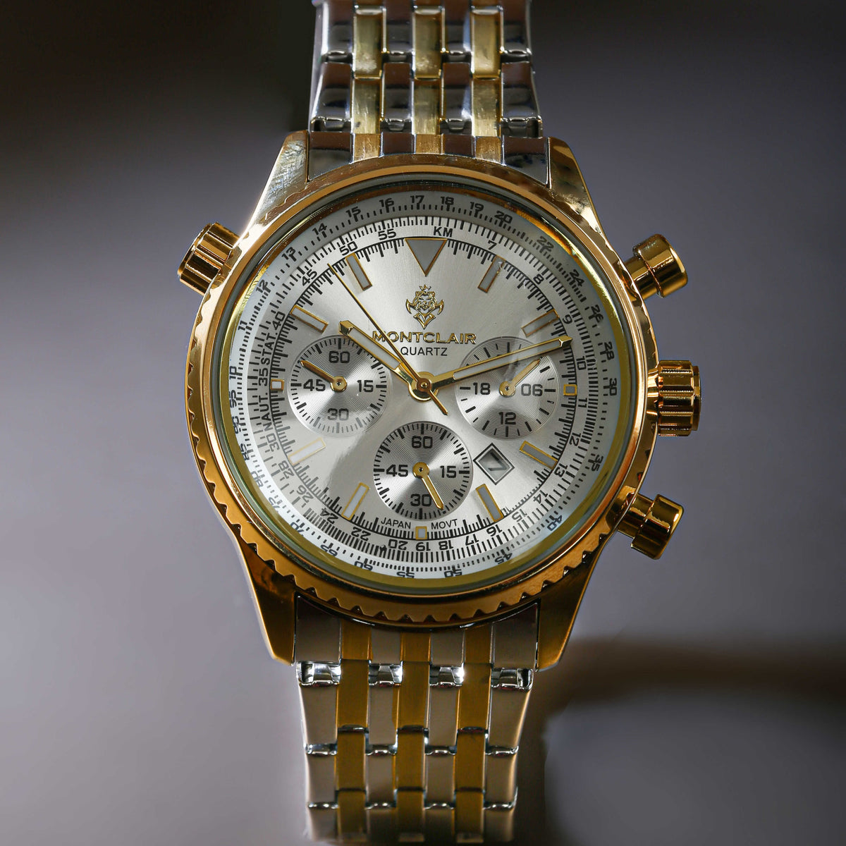 Montclair Elite White Gold Chronograph